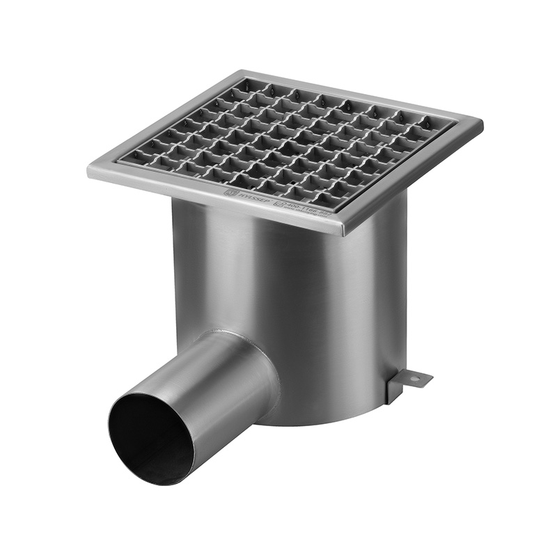 Square sab saum toj industrial stainless cheeb tsam ntws